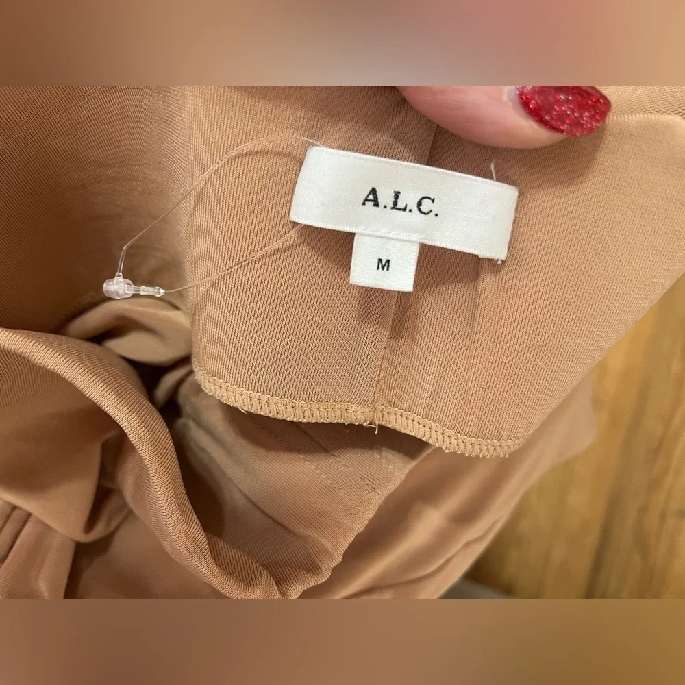 A.L.C. Tan Midi Skirt